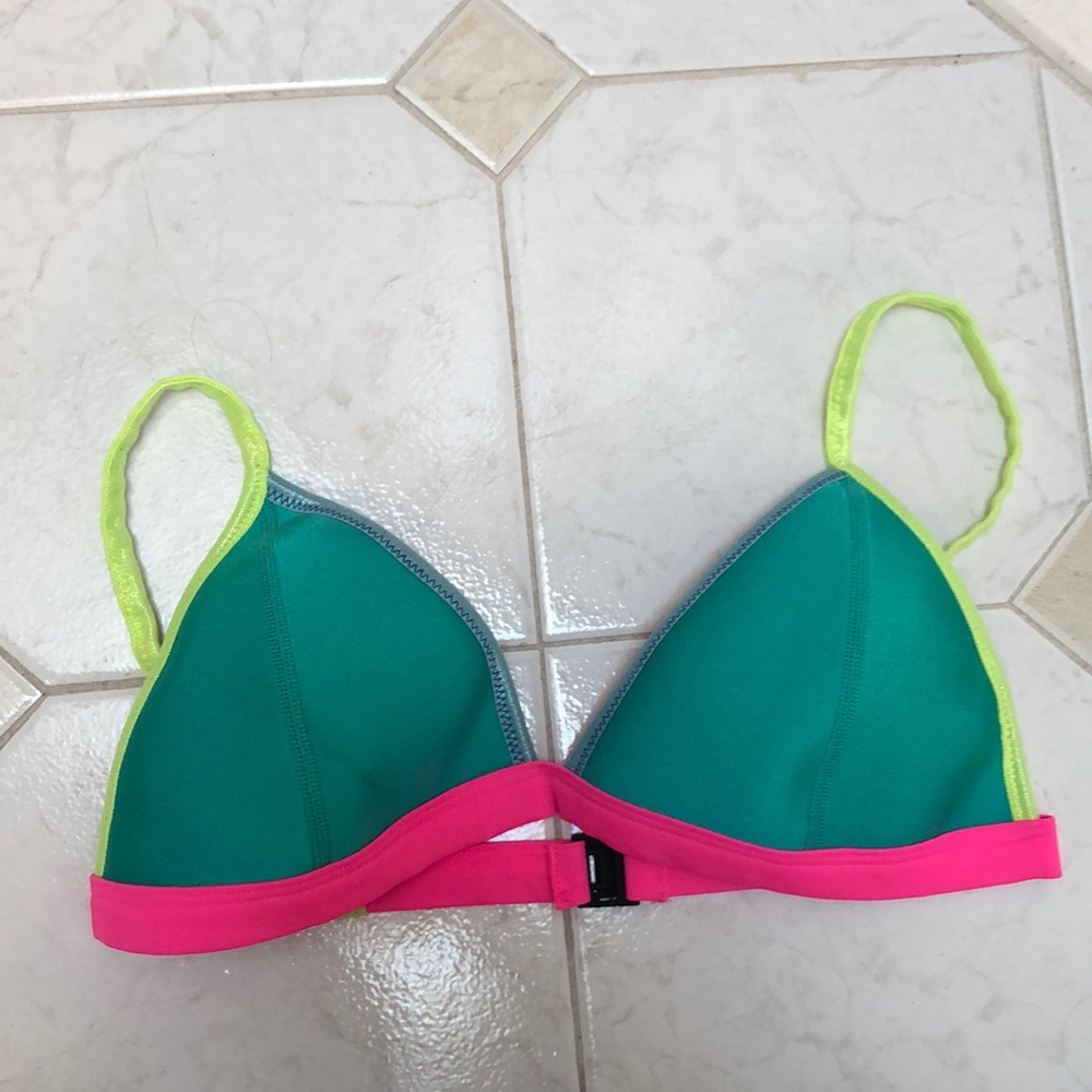 Neon Triangl Bikini Top